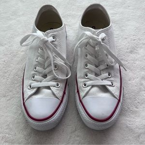White Low Top Converse